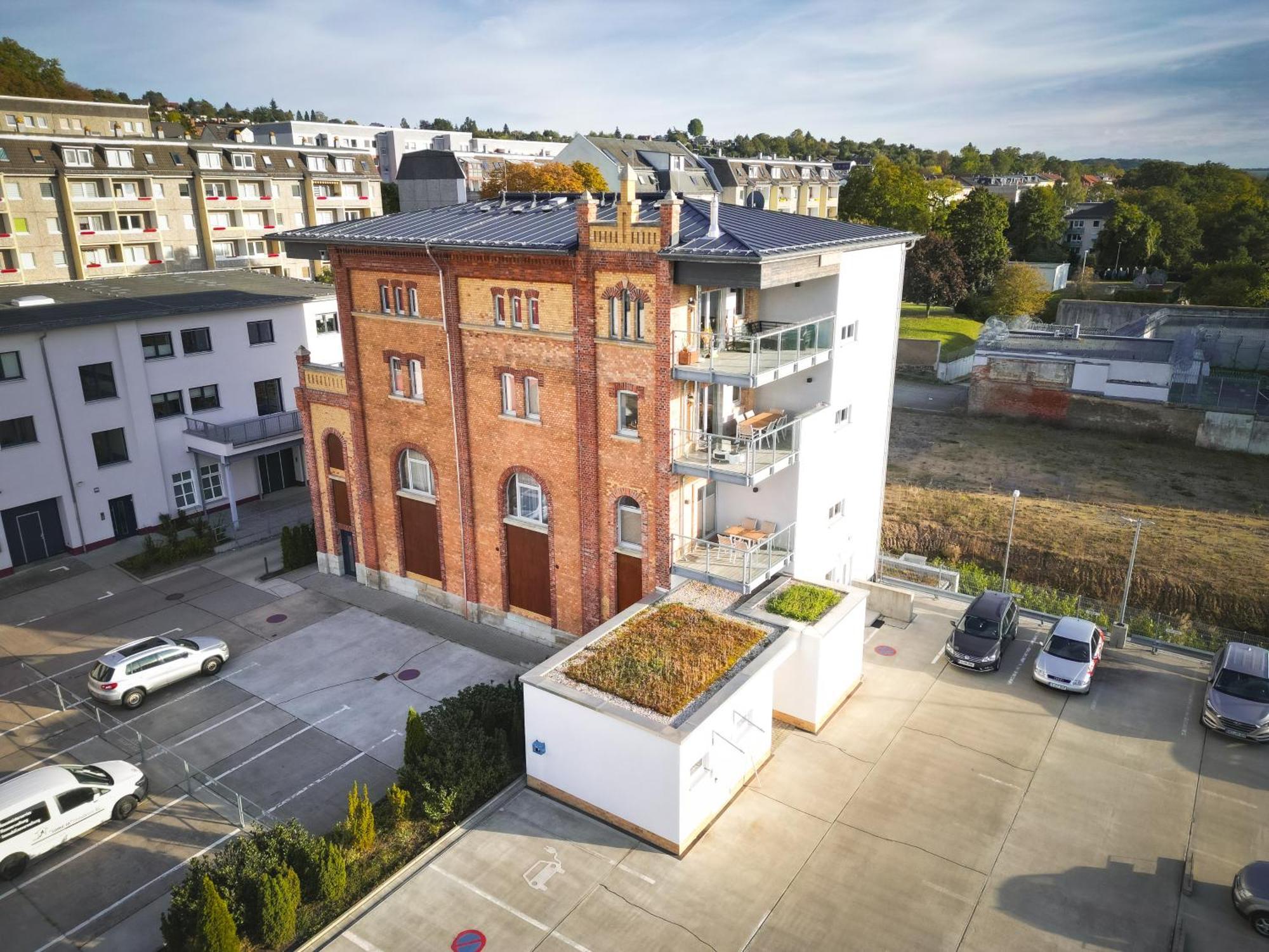Ferienwohnung 1880 Lofthaus Gera Exterior foto